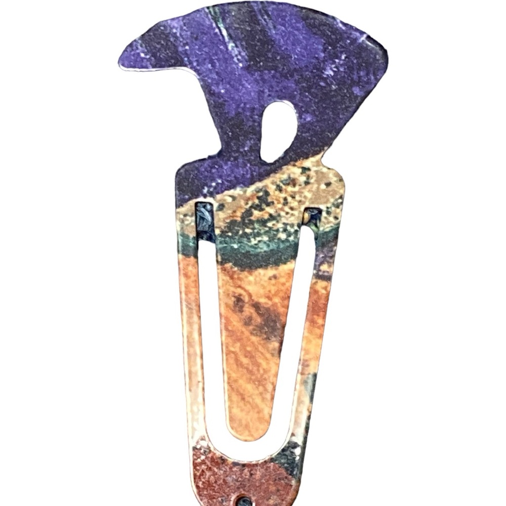 LAZART Native American Style Metal Bookmark. NWOT